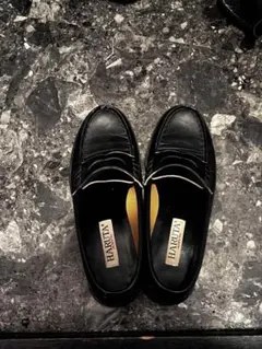 HARUTA ブラック ローファー