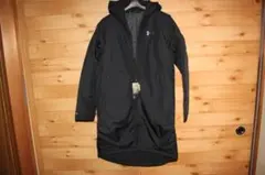 MD　黒　アンダーアーマー中綿入りウインドブレーカーベンチコート 1305629