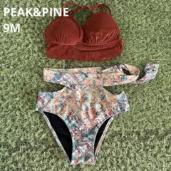 PEAK&PINE ベロア×エスニック柄ショルダー三角ビキニのサムネイル