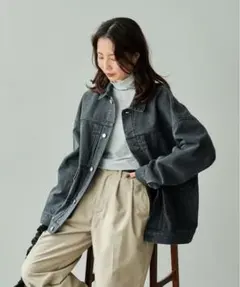 ビッグシルエット デニムジャケット