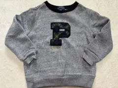 POLO RALPH LAUREN グレー 裏起毛トレーナー S