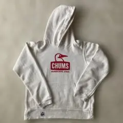 CHUMS フード付きパーカー　クリーム色　Mサイズ