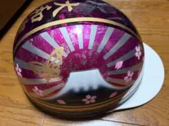 大和魂 富士山 桜 半キャップ ヘルメット