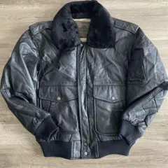 レザージャケット A1 G2 ブラック　短丈　ショート丈 本革　レザー　牛革