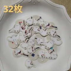 布シール【17】小さなシマエナガ　ベージュ　かわいい