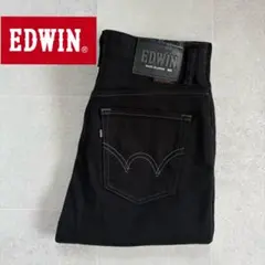 【美品】 EDWIN 503 WILD FIRE 防風ジーンズ W32 黒
