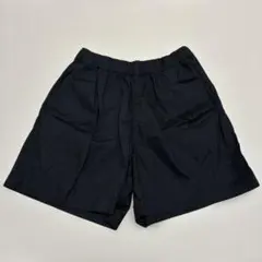 美品 UNIQLO 黒 ショートパンツ 綿100% Sサイズ