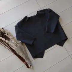 ダークグレー オーバーサイズ トップス