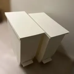 【2つセット】ゴミ箱 ふた付き 35L ペダル　両開き 抗菌 キャスター付き