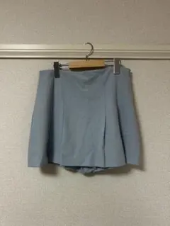 ZARA ライトブルー プリーツスカート Mサイズ