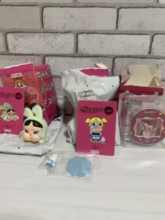 popmart crybaby パワーパフガールズ バブルス　バターカップ