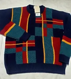 【新品】ユナイテッドアローズ　タータン チェックニットのサムネイル