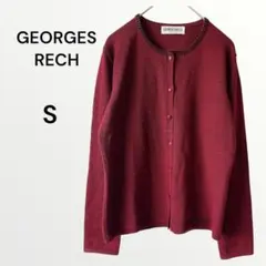 ジョルジュレッシュ カーディガン 上品 無地 着回し薄手 羽織り 長袖 かわいい