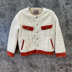 人気✨Lee/リー【M】フリースジャケット/ノーカラー ボアジャケット