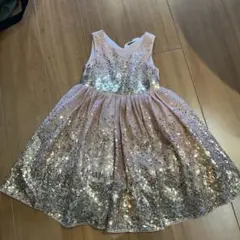 スパンコールドレス　ピンク　女の子　フォーマル　100
