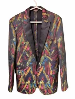 13AW SAINT LAURENT レインボー スモーキングジャケット 48のサムネイル