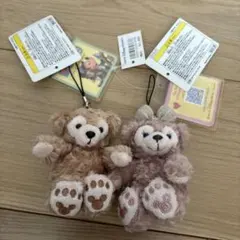 ダッフィー & シェリーメイ ストラップ ぬいぐるみ