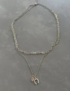 ネックレス 2連