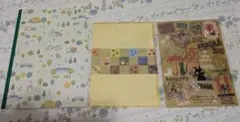 ジブリ B5ノートとA5クリアファイル3点セット