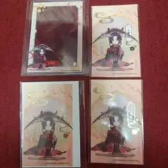 刀剣乱舞　アニメイトカフェ　十周年　硬化ケース　箔押しカード　小烏丸
