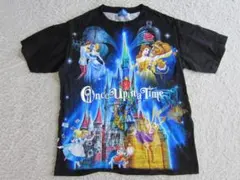 TDRディズニー　ワンス・アポン・ア・タイム　Tシャツ　黒　LL　ok2602B
