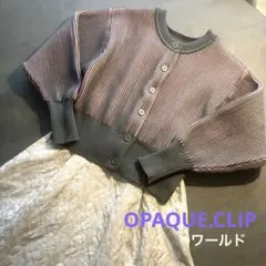 OPAQUE.CLIPの厚手ニット