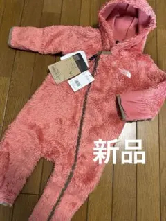 新品　ザノースフェイス　ベビー　防寒　ロンパース　スリーパー　フリーススーツ