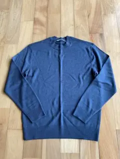UNIQLO U ダークグレー クルーネックニット メンズSサイズ