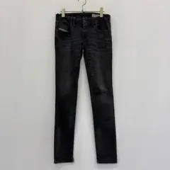DIESEL grupee ダークグレー スキニーデニム
