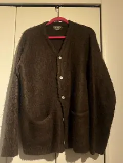 ブラウンニットカーディガン