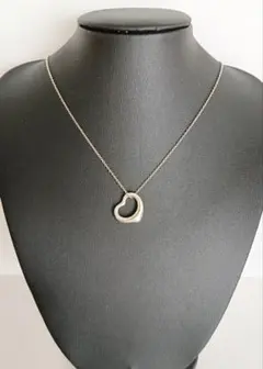 TIFFANY&Co. オープンハート ネックレス シルバーのサムネイル