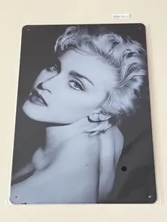 MADONNA ブリキ看板 昭和レトロ