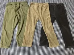 無印良品　動きやすいレギンスパンツ　長ズボン　10分丈 100㎝ まとめ売りのサムネイル