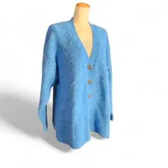 SENSE OF PLACE カーディガン オーバーサイズ ブルー