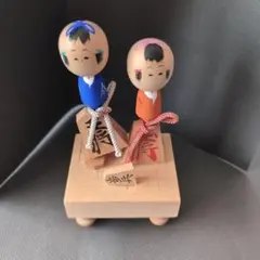 将棋 こけし 飾り物 夫婦こけし