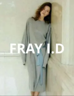 FRAY I.Dベルトドルマンアンゴラニットワンピース　プレイアイディー
