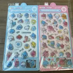 しずくちゃん　立体ぷくぷくシール　2枚セット