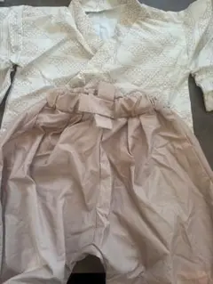 和風柄着物・パンツセット 80〜90