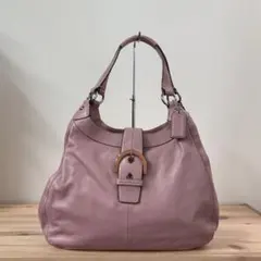 Coach Soho Hobo Leather Pink Bag