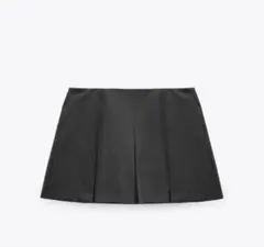 ZARA プリーツミニスカート