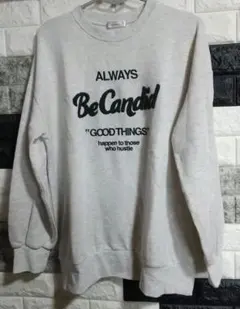 グレー スウェット トレーナー