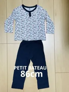 PETIT BATEAU パジャマ 86cm 上下セットのサムネイル