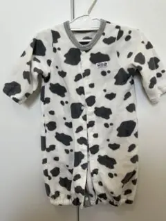 牛柄フリースツーウェイ・ドレスオール 50-60cm