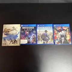 PS4ゲーム4本セット（Horizon, Watch Dogs, Persona
