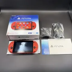 美品 箱付 PlayStation Vita ZA26 メタリックレッド