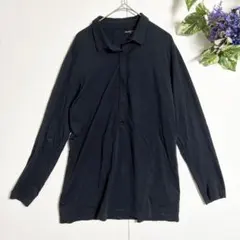 夏秋服✨ マジェスティックフィラチュール 長袖 カットソー チュニック M 紺のサムネイル