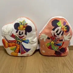 ディズニーランド 40周年記念 クッション ミッキー ミニー