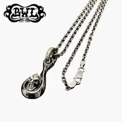 美品✨ ビルウォールレザー 3mmボールチェーン ネックレス シルバー925