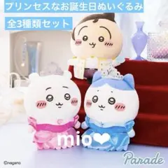ちいかわ プリンセスなお誕生日ぬいぐるみ 約21cm プライズ
