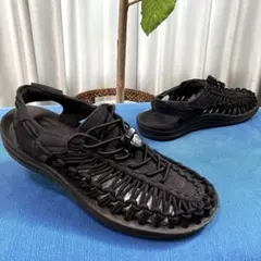 KEEN UNEEK キーン ユニーク ブラック サンダル 24.5cm